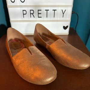 Born Sebra leather slip on.  Rare Rose gold.  Used in good condition.  Size 9